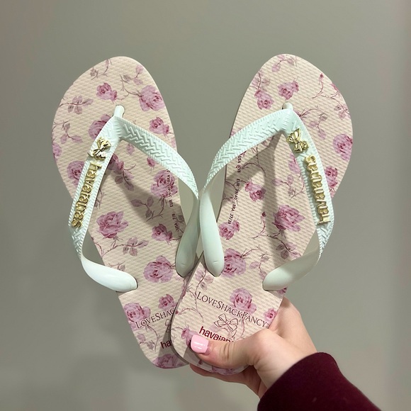 LoveShackFancy Shoes - LOVESHACKFANCY HAVAIANAS SIZE 7/8